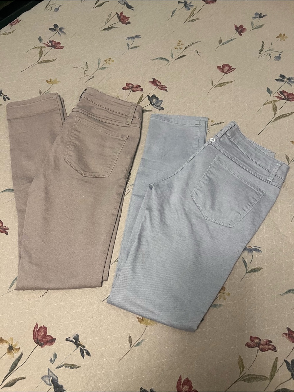 Prana Skinny Jeans in Light Blue and Beige Taupe - Picture 3 of 5